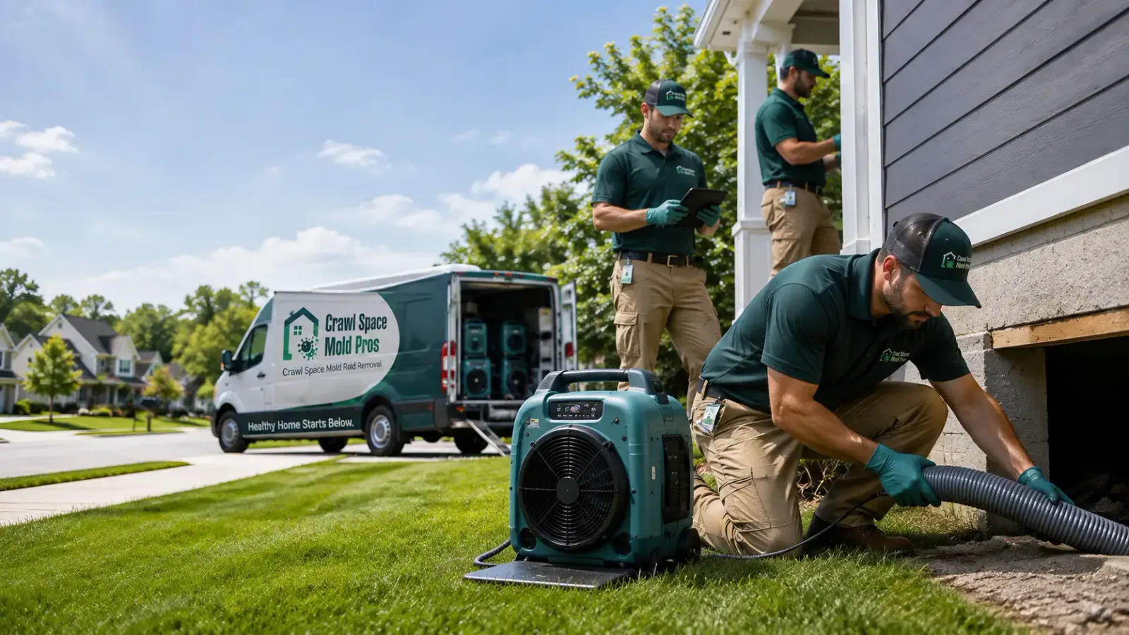 Crawl Space Mold Removal in Huntsville, IL